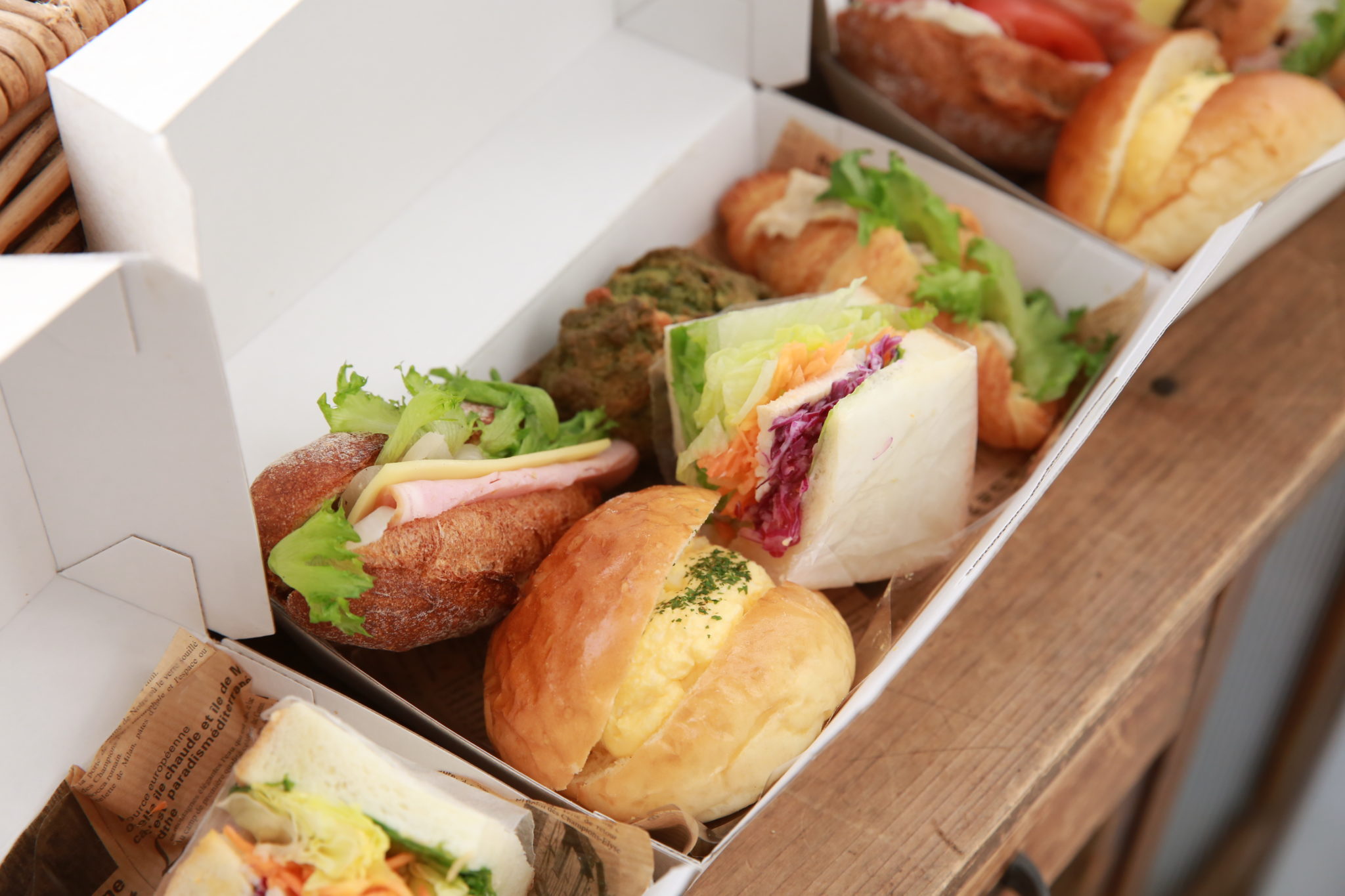 おしゃれピクニック ランチボックス ピクニック 森のパン屋 栃木県小山市のベーカリー